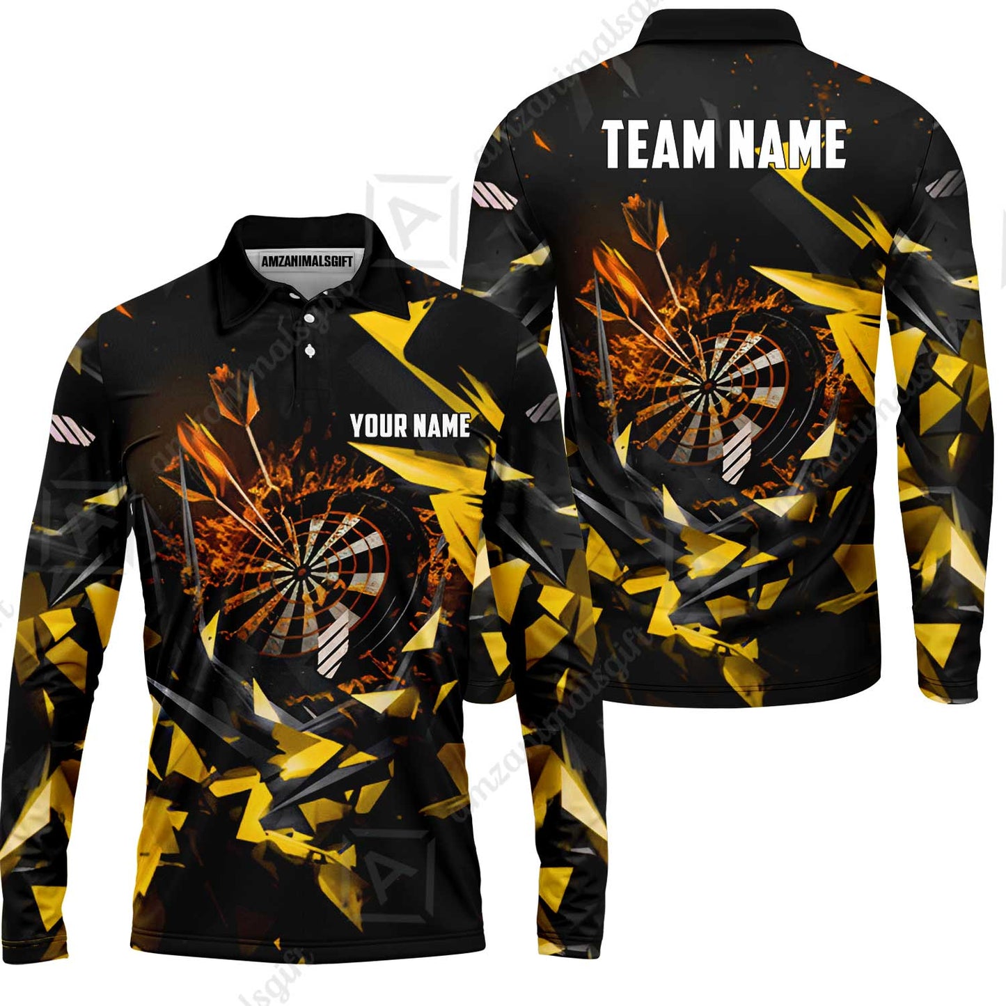 Custom Darts Team Jersey, Personalized Fury Dart Jersey Shirt For Players With Name & Team Name