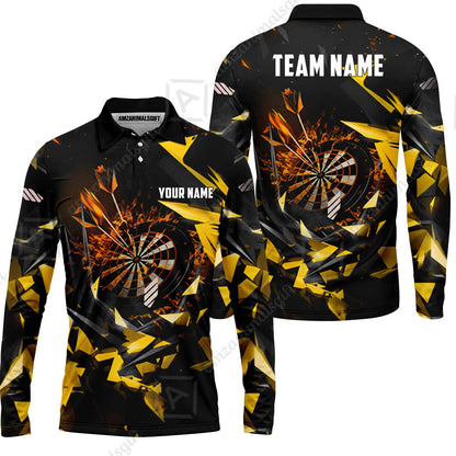 Custom Darts Team Jersey, Personalized Fury Dart Jersey Shirt For Players With Name & Team Name