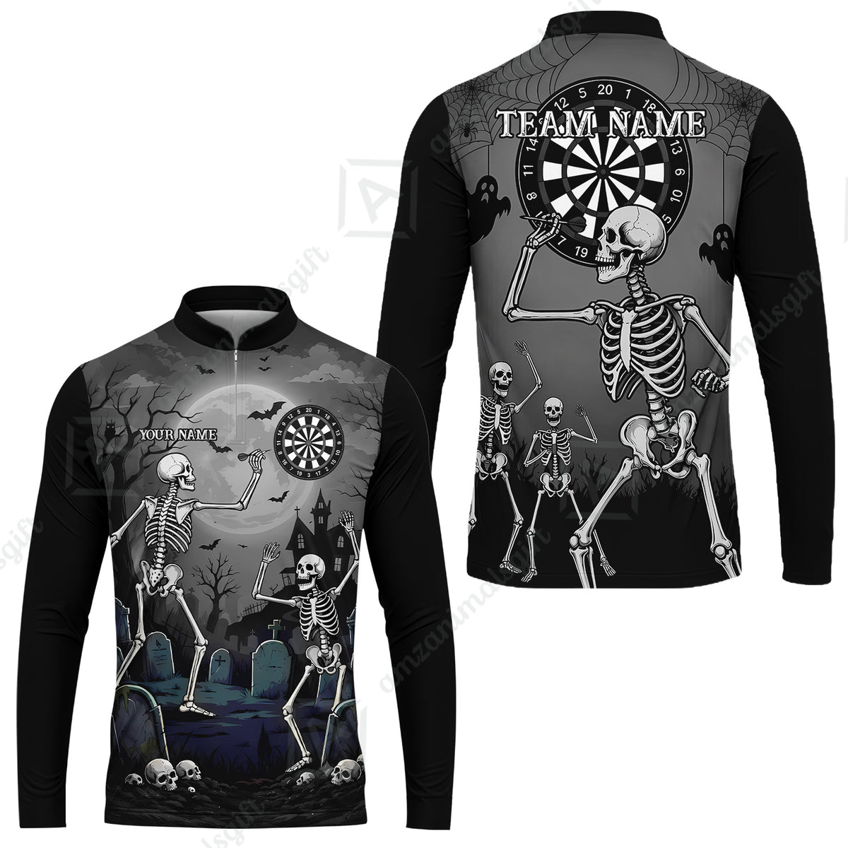 Long Sleeve Jersey Shirt||Grey