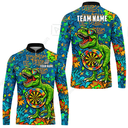 Long Sleeve Jersey Shirt||Blue
