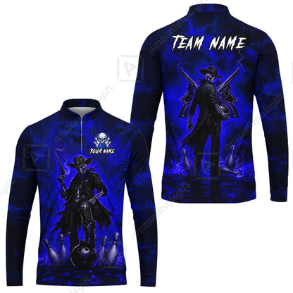 Long Sleeve Jersey Shirt||Blue
