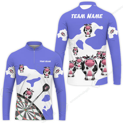 Long Sleeve Jersey Shirt||Blue