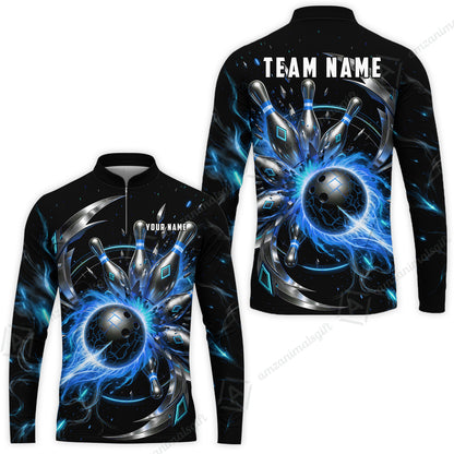 Long Sleeve Jersey Shirt||Blue