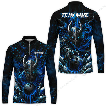 Long Sleeve Jersey Shirt||Blue