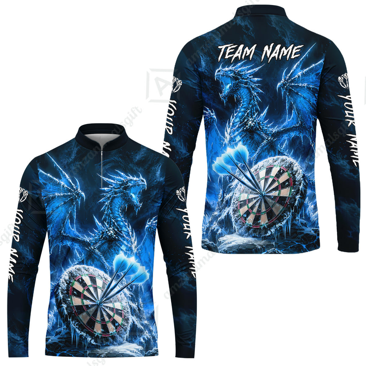 Long Sleeve Jersey Shirt||Blue