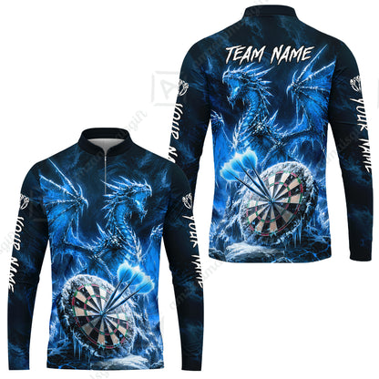 Long Sleeve Jersey Shirt||Blue
