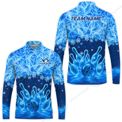 Long Sleeve Jersey Shirt||Blue