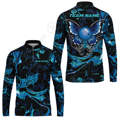 Long Sleeve Jersey Shirt||Blue
