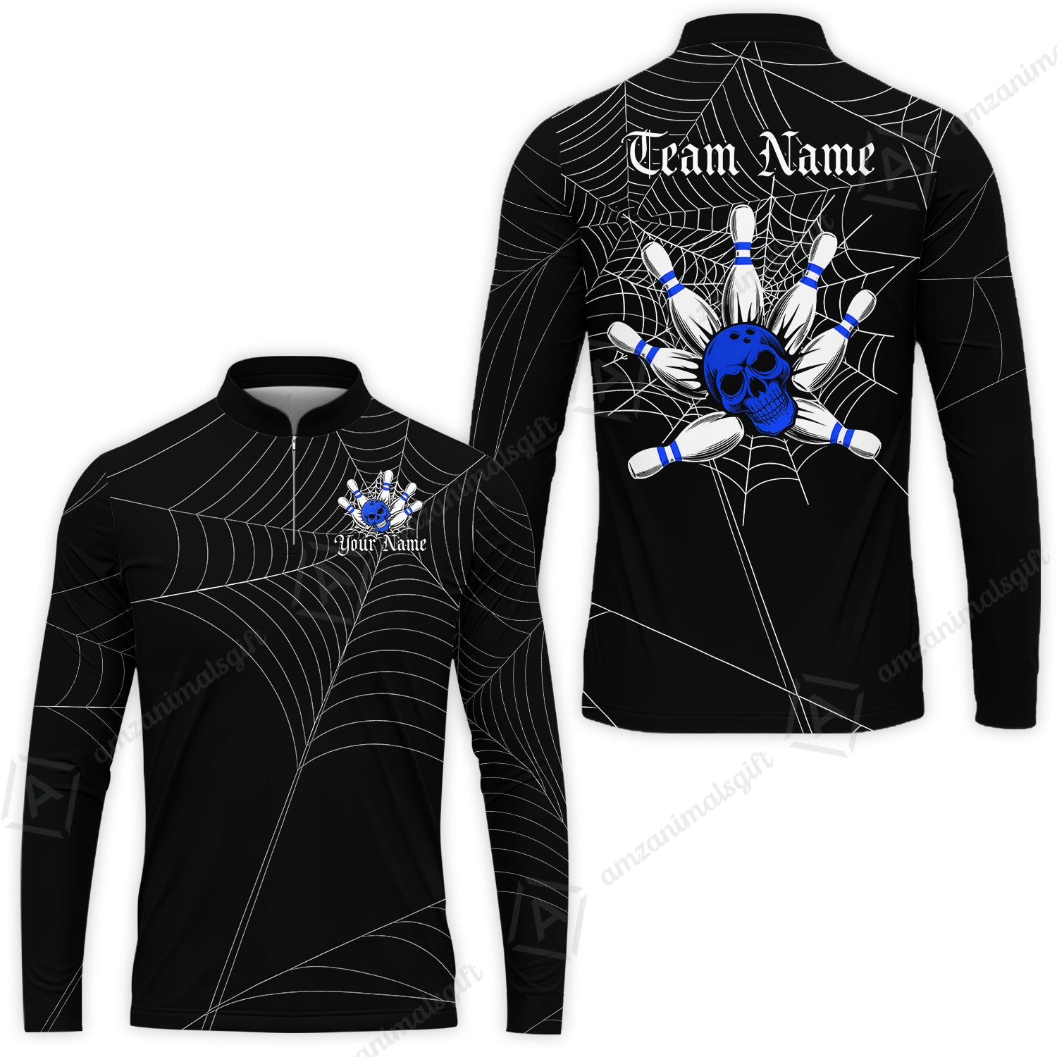Long Sleeve Jersey Shirt||Blue