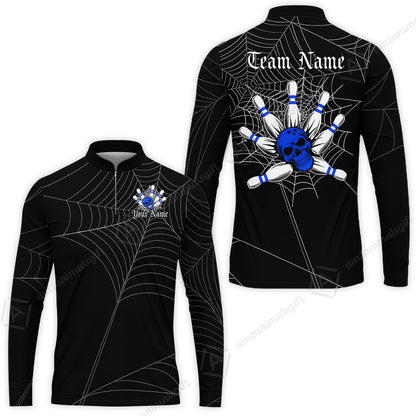 Long Sleeve Jersey Shirt||Blue