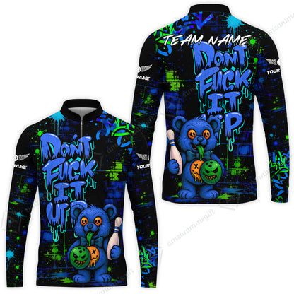 Long Sleeve Jersey Shirt||Blue