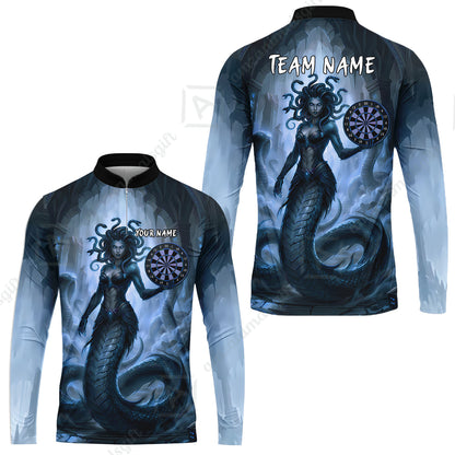 Long Sleeve Jersey Shirt||Blue