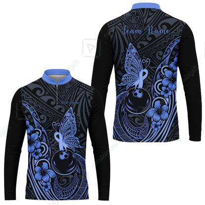 Long Sleeve Jersey Shirt||Blue