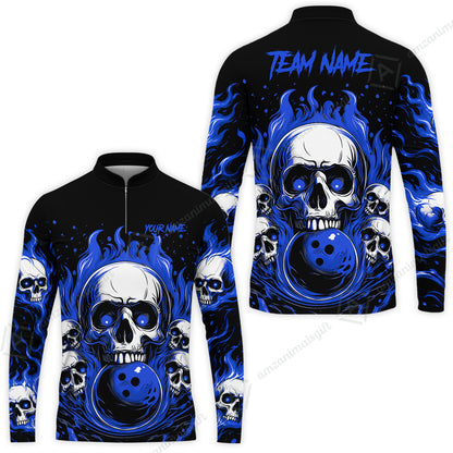 Long Sleeve Jersey Shirt||Blue