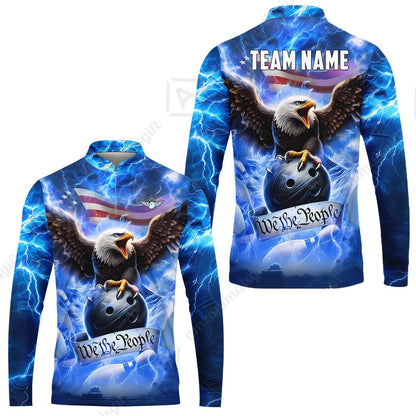 Long Sleeve Jersey Shirt||Blue