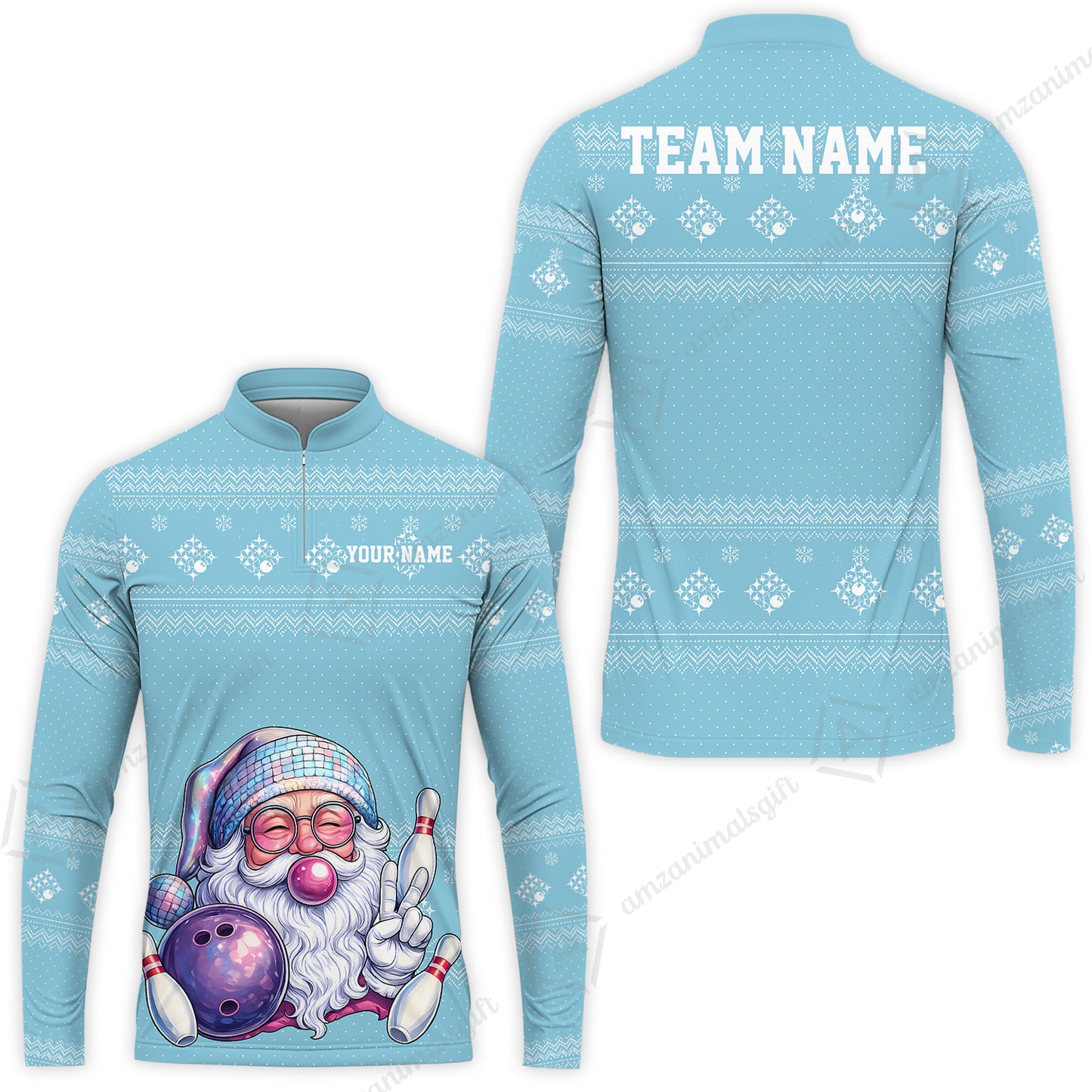 Long Sleeve Jersey Shirt||Cyan