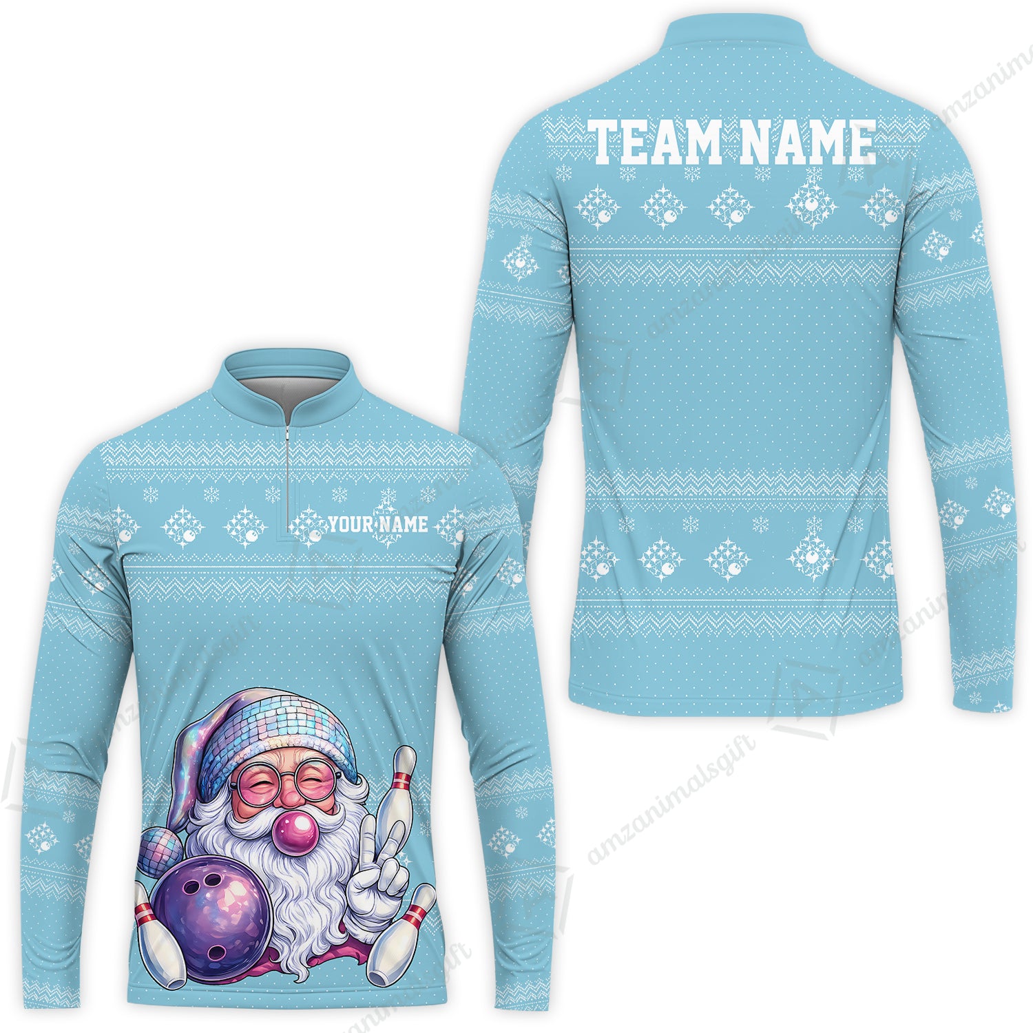Long Sleeve Jersey Shirt||Cyan