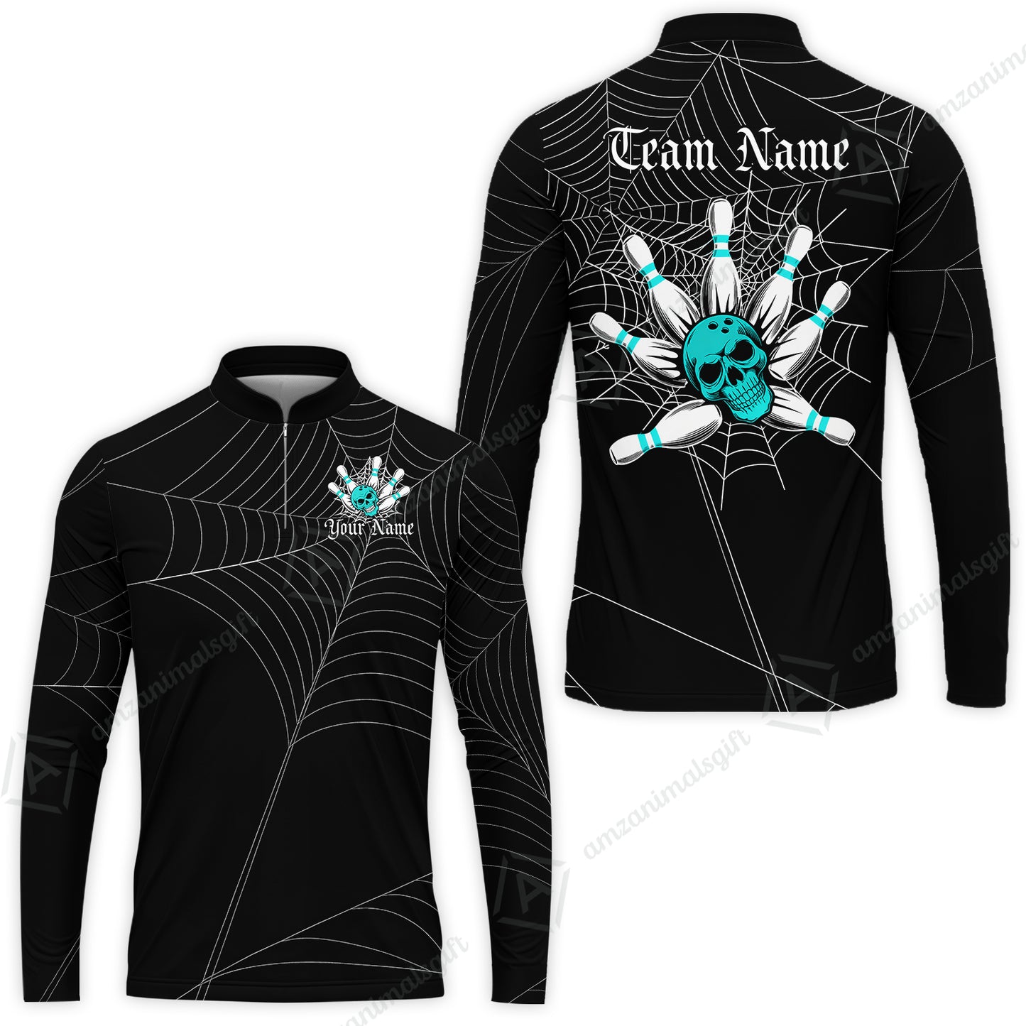 Long Sleeve Jersey Shirt||Cyan