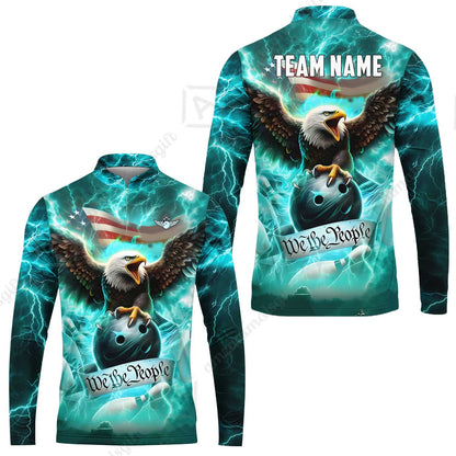 Long Sleeve Jersey Shirt||Cyan