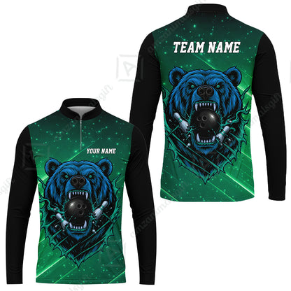 Long Sleeve Jersey Shirt||Green