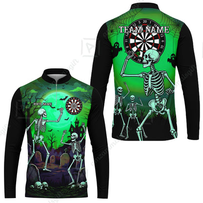 Long Sleeve Jersey Shirt||Green