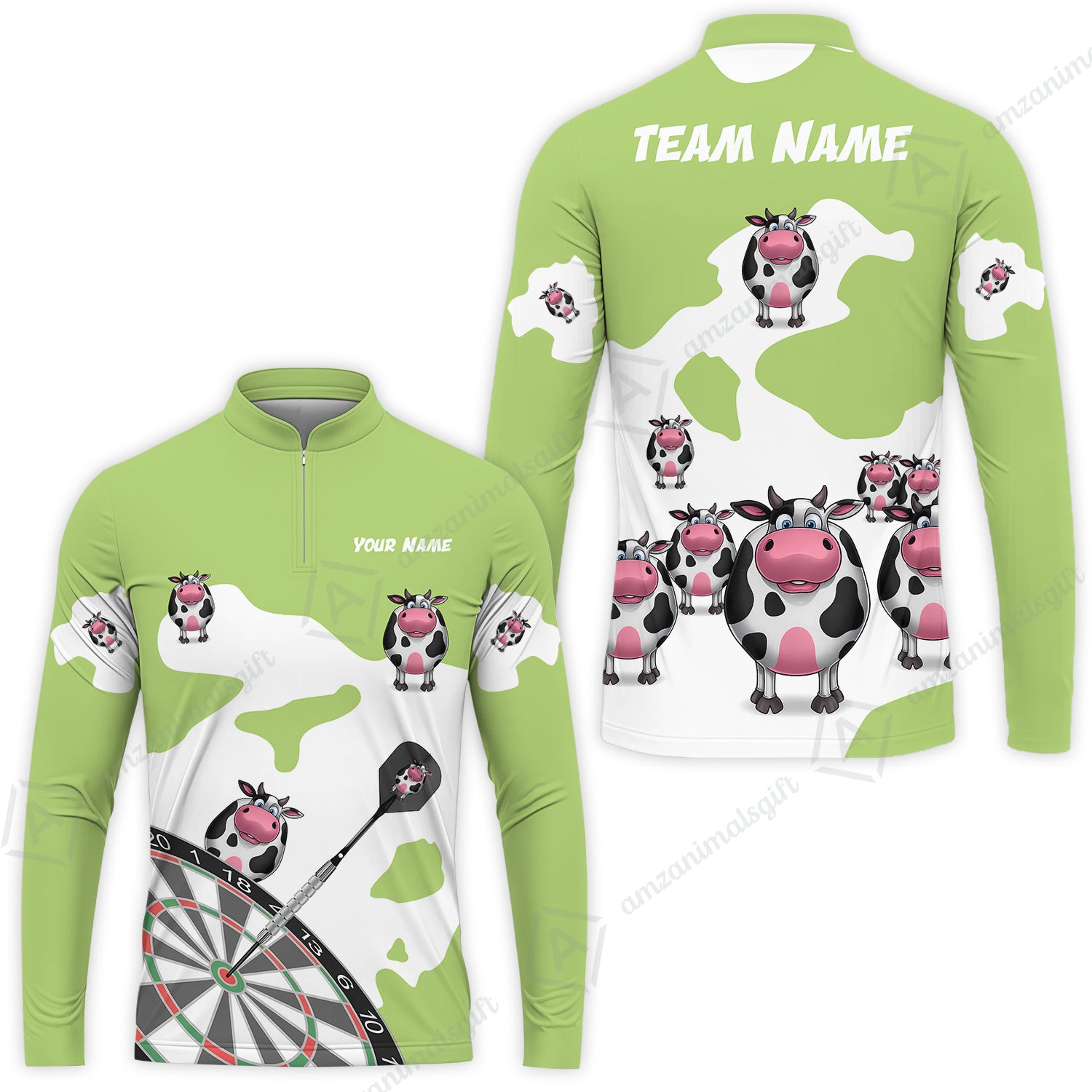 Long Sleeve Jersey Shirt||Green