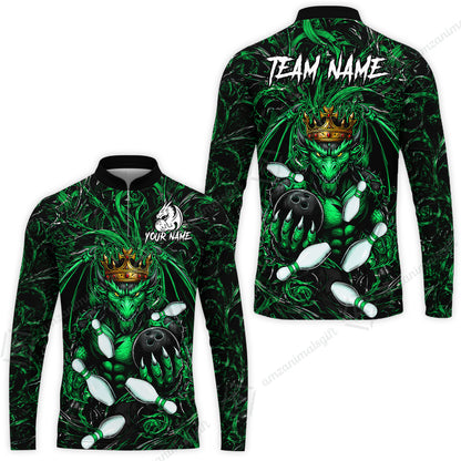 Long Sleeve Jersey Shirt||Green