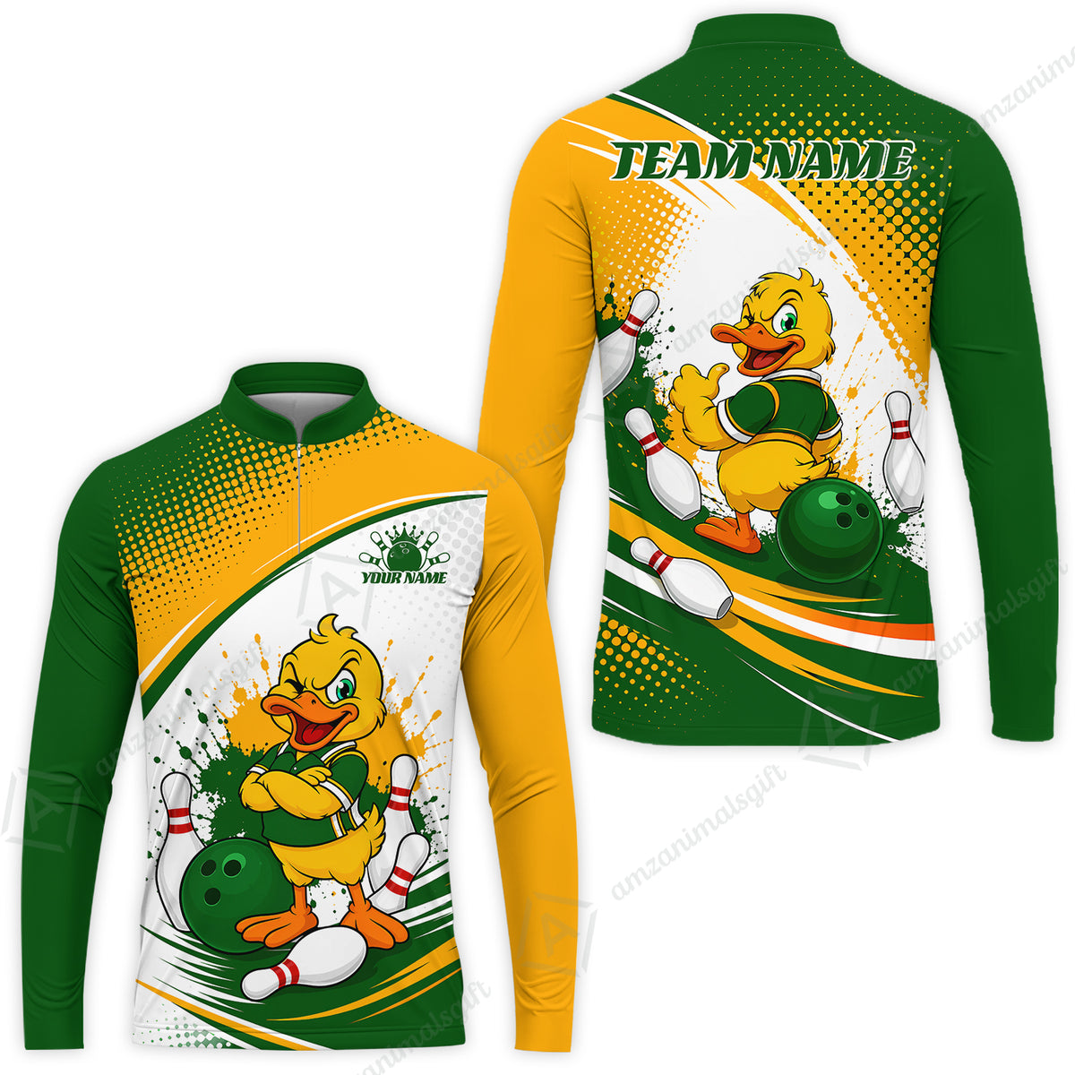 Long Sleeve Jersey Shirt||Green