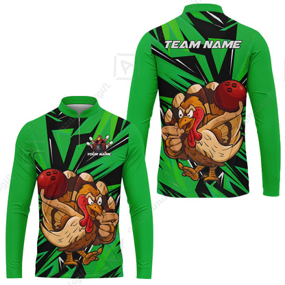 Long Sleeve Jersey Shirt||Green