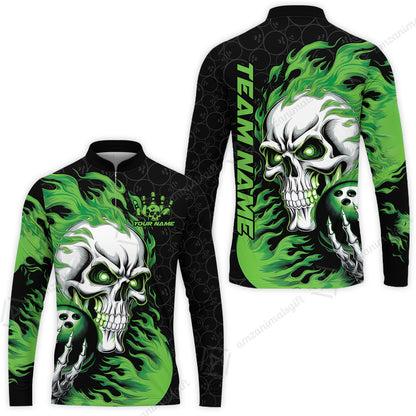 Long Sleeve Jersey Shirt||Green