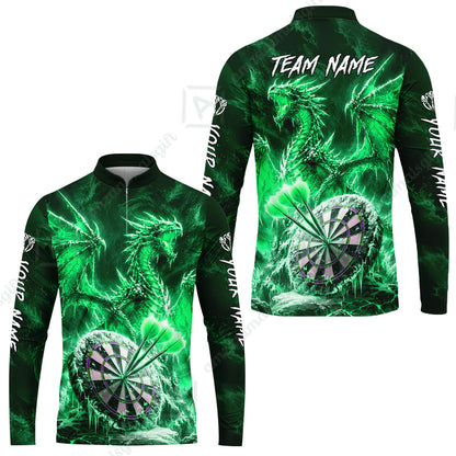 Long Sleeve Jersey Shirt||Green