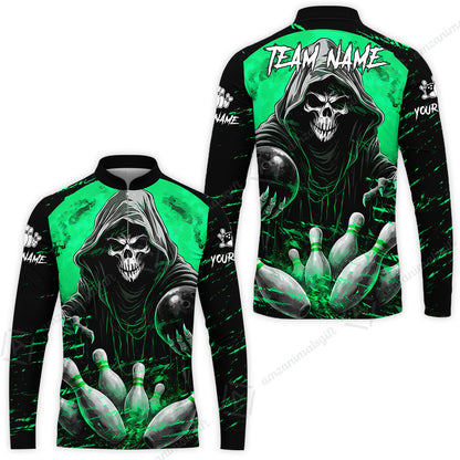 Long Sleeve Jersey Shirt||Green