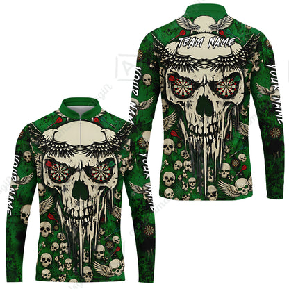 Long Sleeve Jersey Shirt||Green
