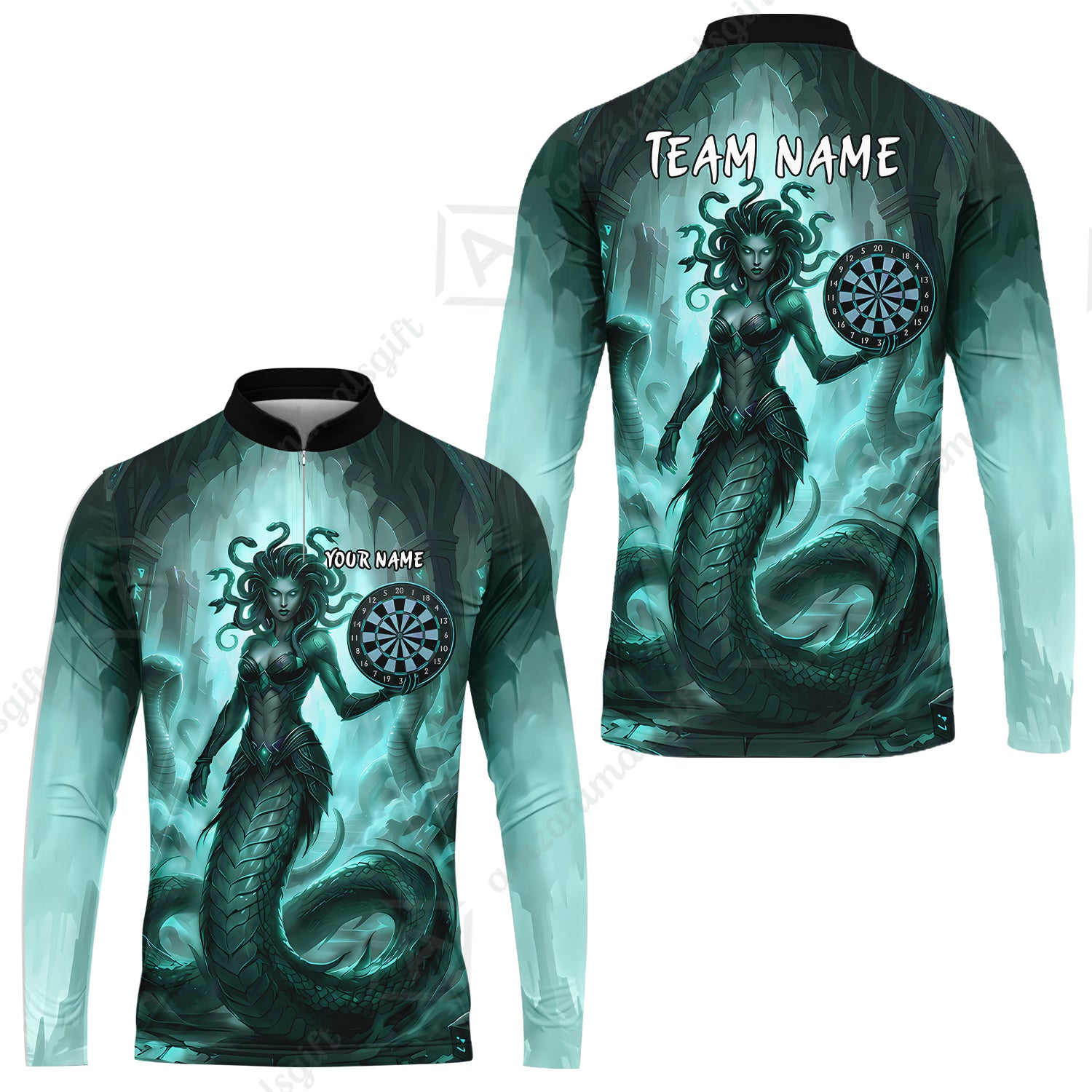 Long Sleeve Jersey Shirt||Green