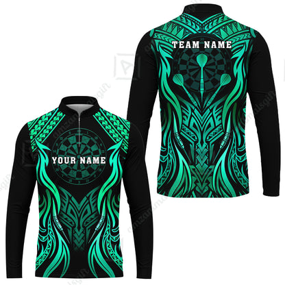 Long Sleeve Jersey Shirt||Green