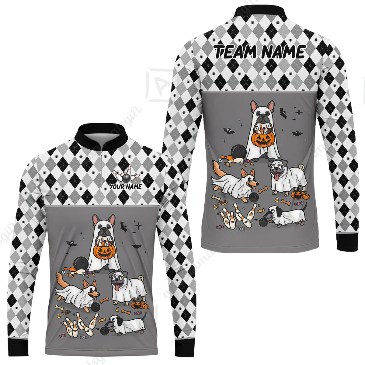 Long Sleeve Jersey Shirt||Grey