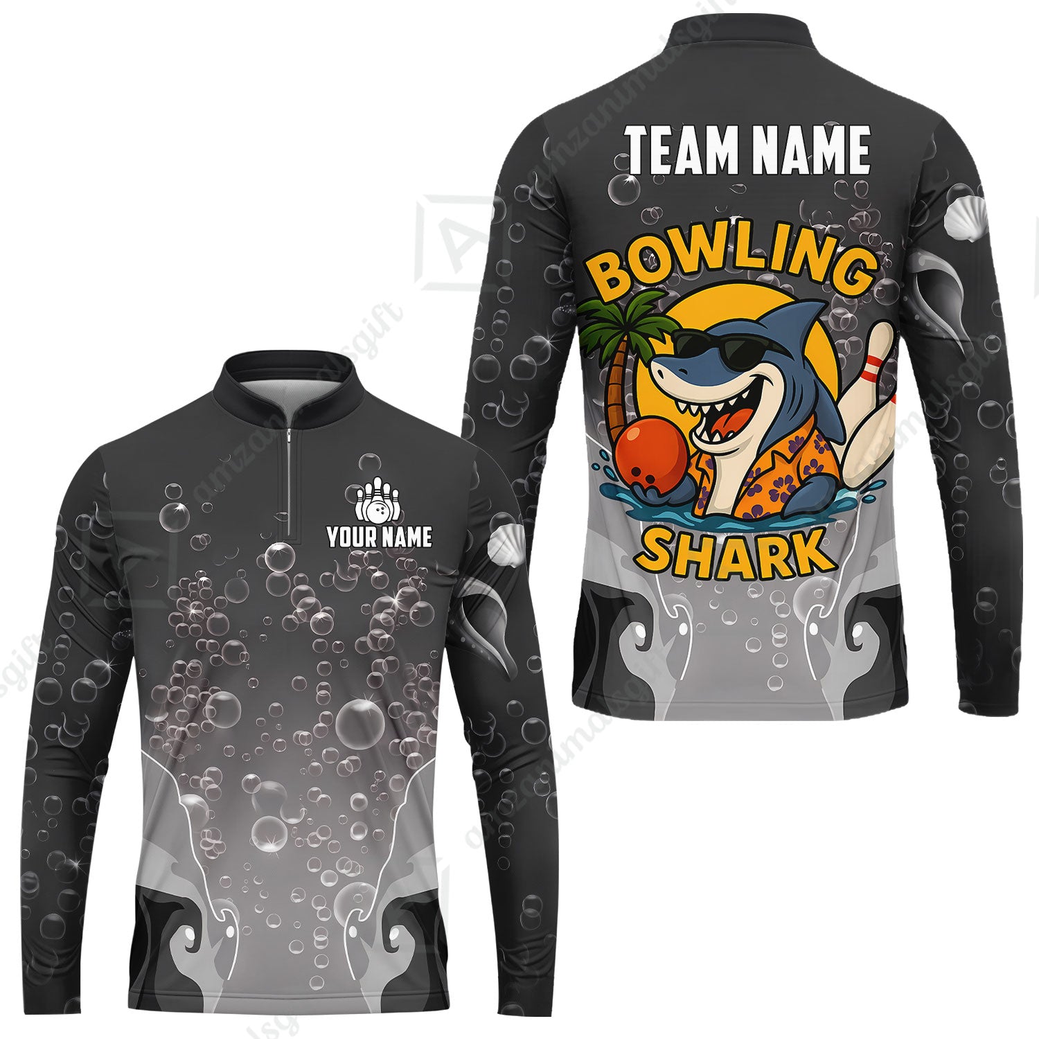 Long Sleeve Jersey Shirt||Grey