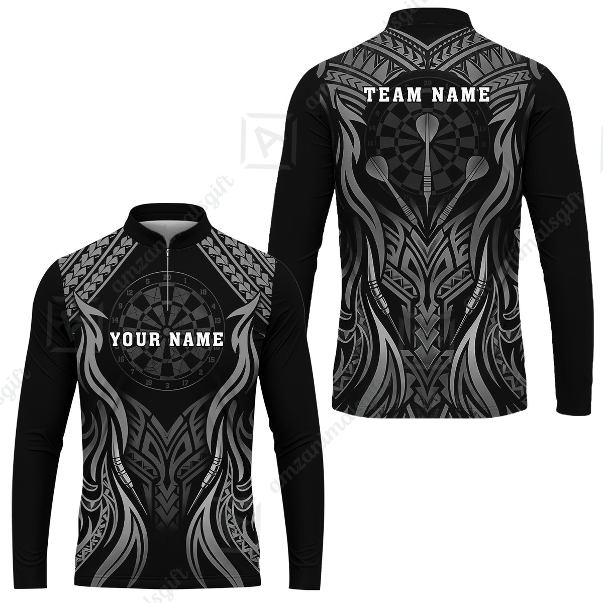 Long Sleeve Jersey Shirt||Grey