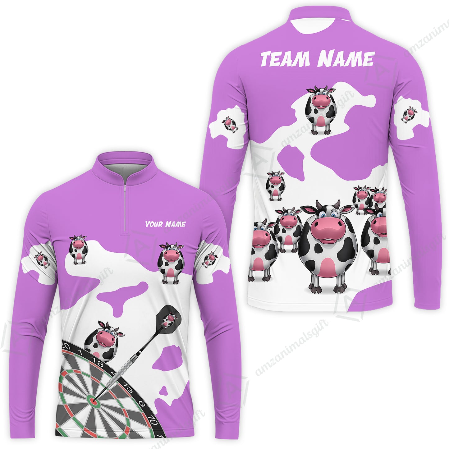 Long Sleeve Jersey Shirt||Magenta