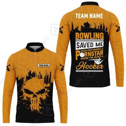 Long Sleeve Jersey Shirt||Orange