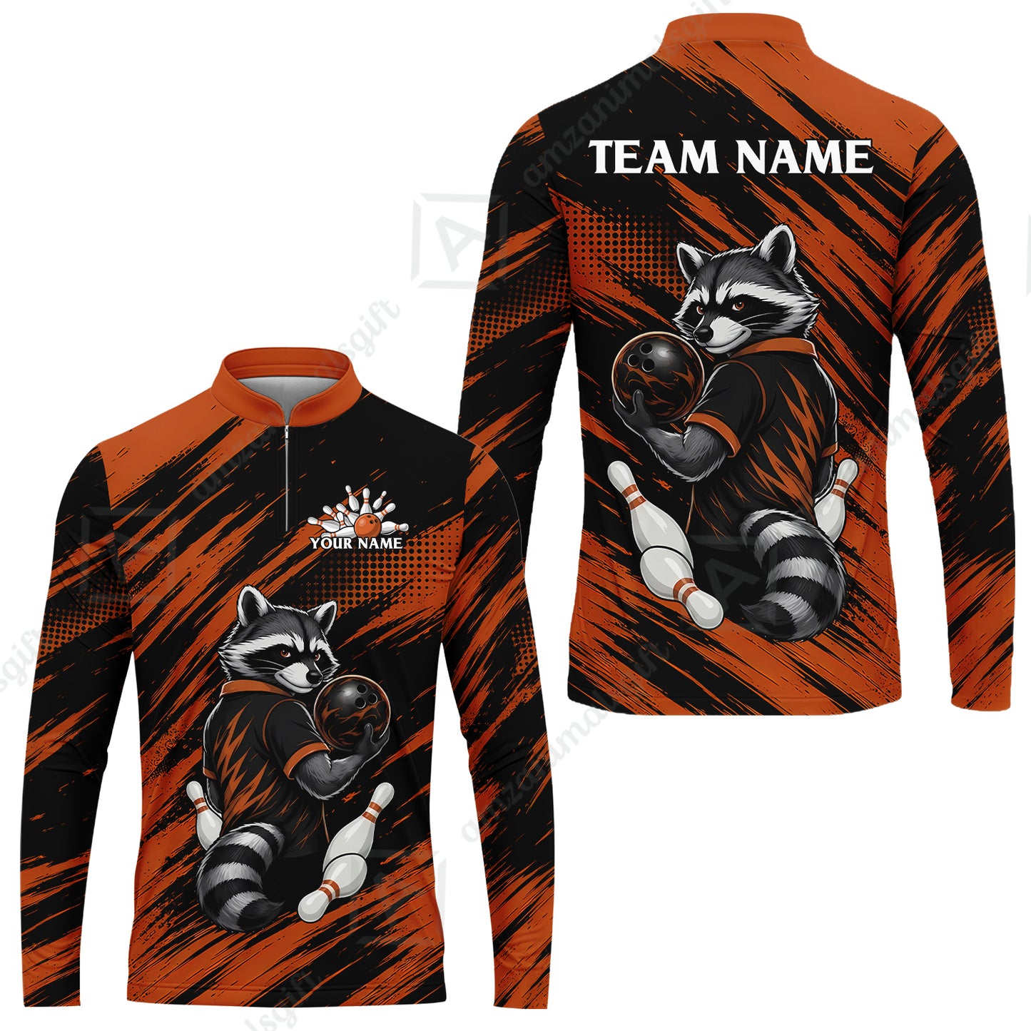 Long Sleeve Jersey Shirt||Orange