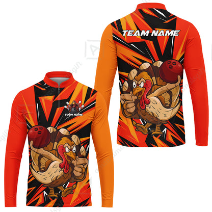 Long Sleeve Jersey Shirt||Orange