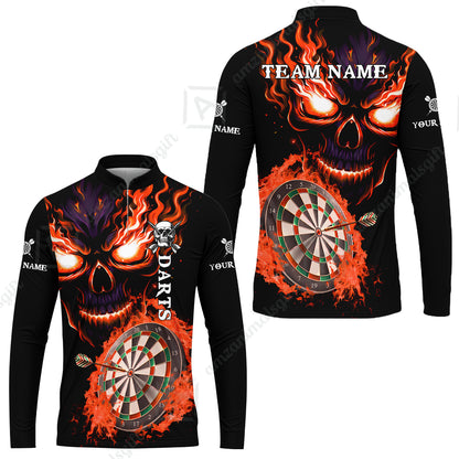 Long Sleeve Jersey Shirt||Orange