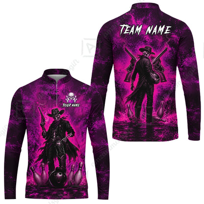 Long Sleeve Jersey Shirt||Pink