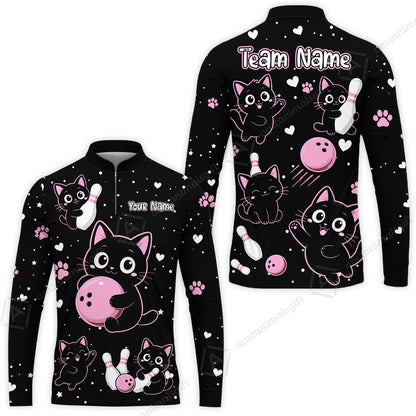 Long Sleeve Jersey Shirt||Pink