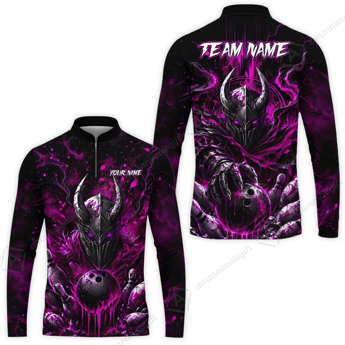Long Sleeve Jersey Shirt||Pink