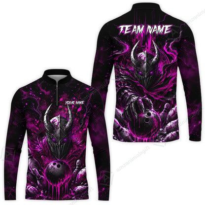 Long Sleeve Jersey Shirt||Pink