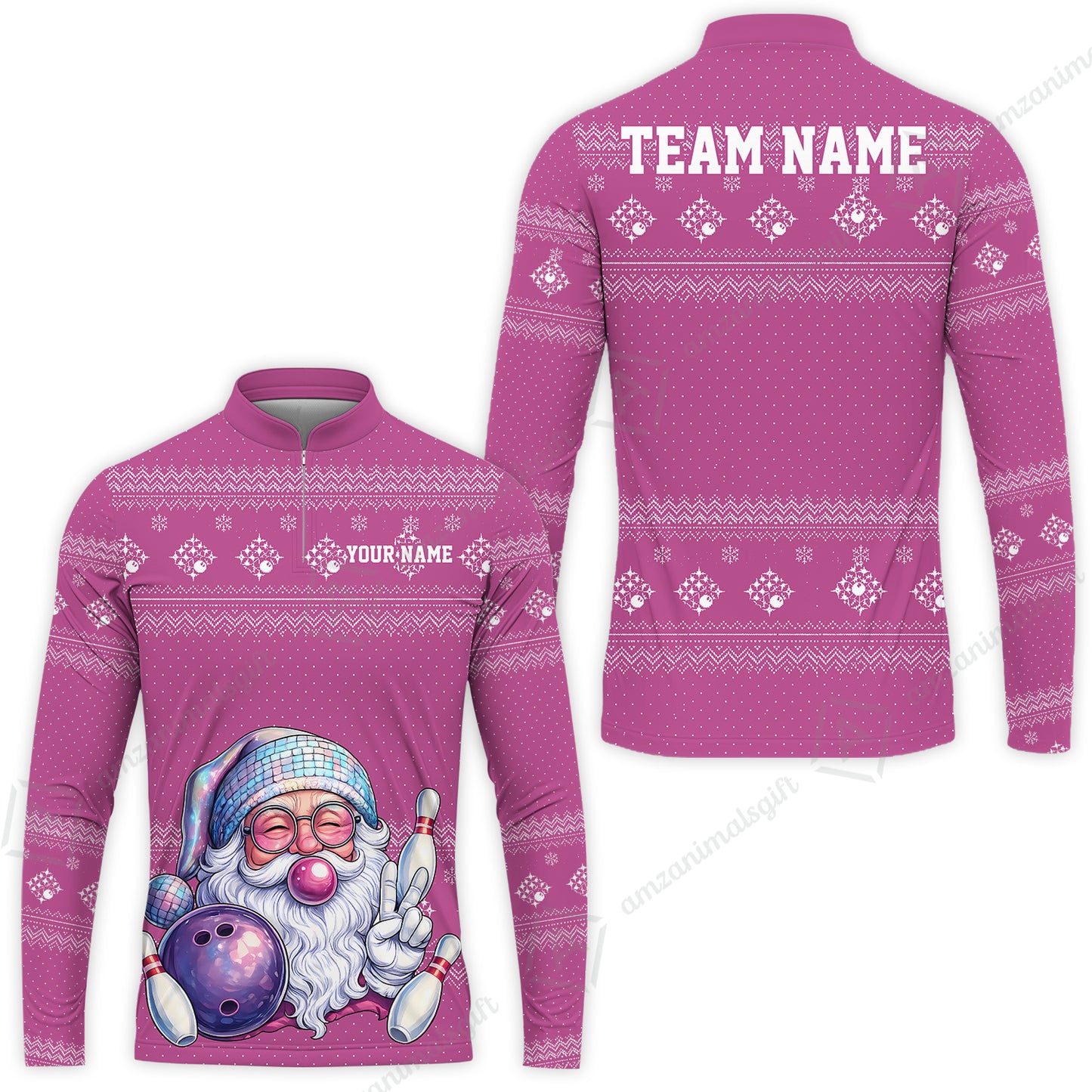 Long Sleeve Jersey Shirt||Pink