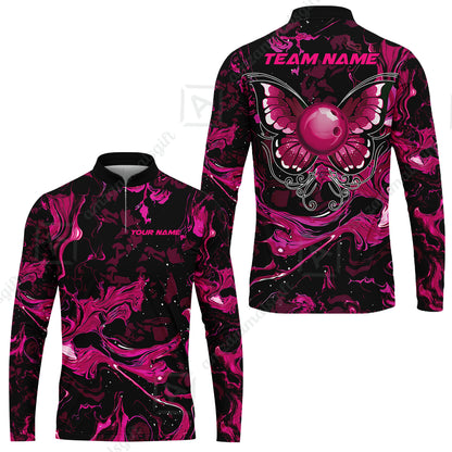 Long Sleeve Jersey Shirt||Pink