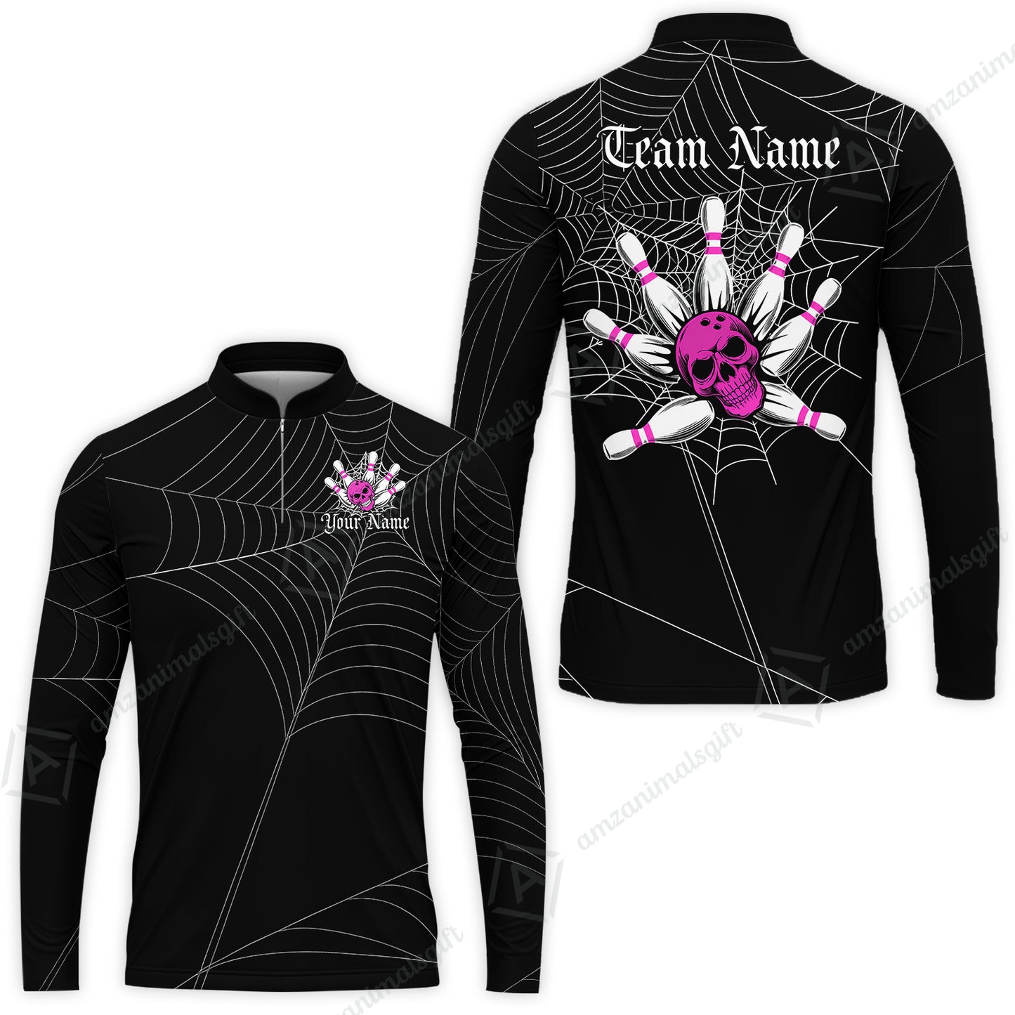 Long Sleeve Jersey Shirt||Pink
